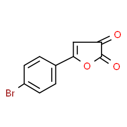 ChemSpider 2D Image | 5-(4-Bromophenyl)-2,3-furandione | C10H5BrO3
