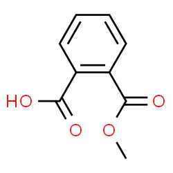ChemSpider 2D Image | Monomethyl phthalate | C9H8O4