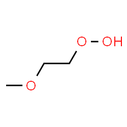 ChemSpider 2D Image | 2-Methoxyethyl hydroperoxide | C3H8O3