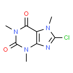 ChemSpider 2D Image | 8-Chlorocaffeine | C8H9ClN4O2