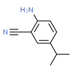 ChemSpider 2D Image | 2-Amino-5-isopropylbenzonitrile | C10H12N2