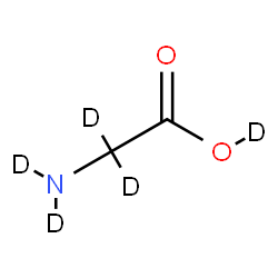 ChemSpider 2D Image | Glycine-d5 | C2D5NO2