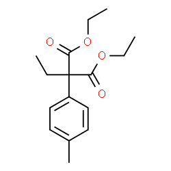 ChemSpider 2D Image | Diethyl ethyl(4-methylphenyl)malonate | C16H22O4