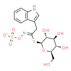 ChemSpider 2D Image | Glucobrassicin | C16H19N2O9S2