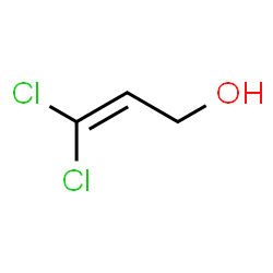 ChemSpider 2D Image | 3,3-Dichloro-2-propen-1-ol | C3H4Cl2O