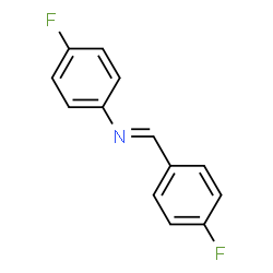 ChemSpider 2D Image | N,1-Bis(4-fluorophenyl)methanimine | C13H9F2N