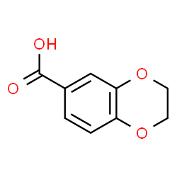 ChemSpider 2D Image | 1,4-Benzodioxane-6-carboxylic acid | C9H8O4