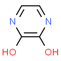 ChemSpider 2D Image | pyrazine-2,3-diol | C4H4N2O2