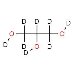 ChemSpider 2D Image | Glycerin-d8 | C3D8O3