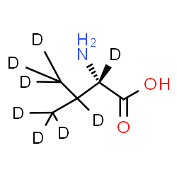 ChemSpider 2D Image | L-Valne-d8 | C5H3D8NO2