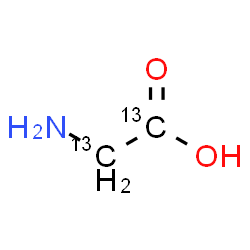 ChemSpider 2D Image | Glycine-13C2 | 13C2H5NO2