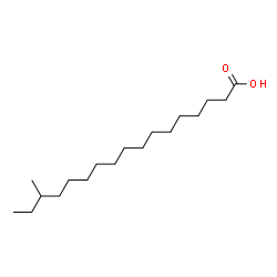 ChemSpider 2D Image | 15-Methylheptadecanoic acid | C18H36O2