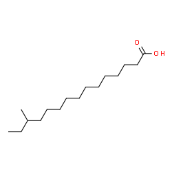 ChemSpider 2D Image | 13-Methylpentadecanoic acid | C16H32O2