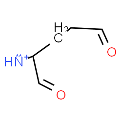 ChemSpider 2D Image | 2-azanyliumylpentanedial | C5H8NO2