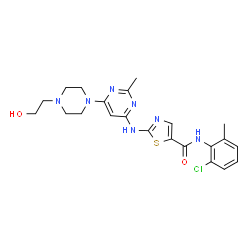 ChemSpider 2D Image | Dasatinib | C22H26ClN7O2S