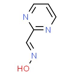 ChemSpider 2D Image | (E)-pyrimidine-2-carbaldehyde oxime | C5H5N3O