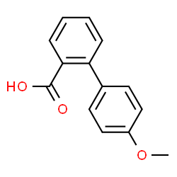 ChemSpider 2D Image | 4'-Methoxy-2-biphenylcarboxylic acid | C14H12O3