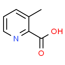 ChemSpider 2D Image | 3-Methylpicolinic acid | C7H7NO2