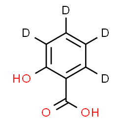 ChemSpider 2D Image | Salicylic Acid-d4 | C7H2D4O3