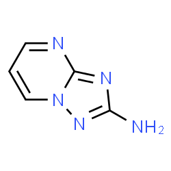ChemSpider 2D Image | [1,2,4]Triazolo[1,5-a]pyrimidin-2-amine | C5H5N5
