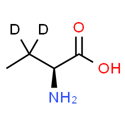 ChemSpider 2D Image | L-2-Aminobutyric-3,3-d2 Acid | C4H7D2NO2
