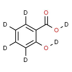 ChemSpider 2D Image | Salicylic acid-d6 | C7D6O3