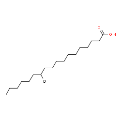 ChemSpider 2D Image | Octadecanoic-12-d1 Acid | C18H35DO2