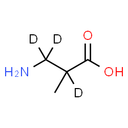 ChemSpider 2D Image | 3-Amino-2-methyl(~2~H_3_)propanoic acid | C4H6D3NO2