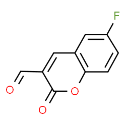 ChemSpider 2D Image | 6-Fluoro-2-oxo-2H-chromene-3-carbaldehyde | C10H5FO3