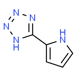 ChemSpider 2D Image | 5-(1H-Pyrrol-2-yl)-1H-tetrazole | C5H5N5