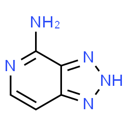 ChemSpider 2D Image | 3h-1,2,3-triazolo[4,5-c]pyridin-4-amine | C5H5N5