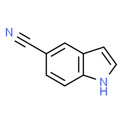 ChemSpider 2D Image | 5-Cyanoindole | C9H6N2
