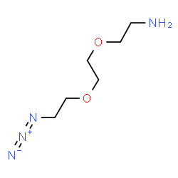 ChemSpider 2D Image | 2-[2-(2-Azidoethoxy)ethoxy]ethanamine | C6H14N4O2