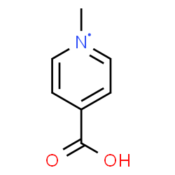 ChemSpider 2D Image | 4-Carboxy-1-methyl-1lambda~5~-pyridin-1-yl | C7H8NO2