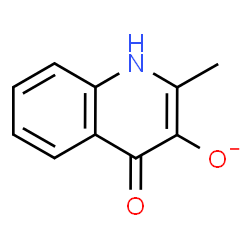 ChemSpider 2D Image | 2-Methyl-4-oxo-1,4-dihydro-3-quinolinolate | C10H8NO2