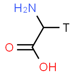 ChemSpider 2D Image | GLYCINE, [2-3H] | C2H4TNO2
