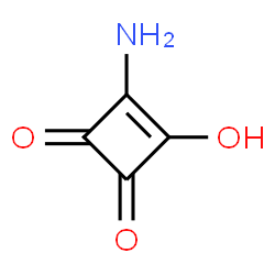 ChemSpider 2D Image | 3-Amino-4-hydroxy-3-cyclobutene-1,2-dione | C4H3NO3