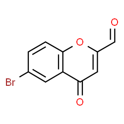 ChemSpider 2D Image | 6-Bromo-4-oxo-4H-chromene-2-carbaldehyde | C10H5BrO3