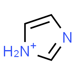 ChemSpider 2D Image | 1H-Imidazol-1-ium | C3H5N2