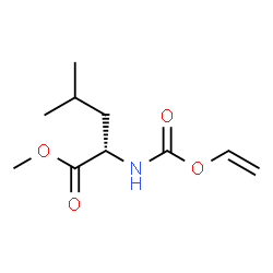 ChemSpider 2D Image | Methyl N-[(vinyloxy)carbonyl]-L-leucinate | C10H17NO4
