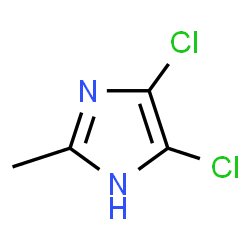 ChemSpider 2D Image | 4,5-DICHLORO-2-METHYLIMIDAZOLE | C4H4Cl2N2