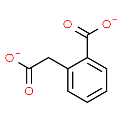 ChemSpider 2D Image | 2-(Carboxylatomethyl)benzoate | C9H6O4