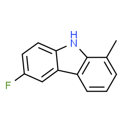 ChemSpider 2D Image | 6-Fluoro-1-methyl-9H-carbazole | C13H10FN