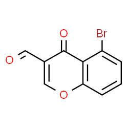 ChemSpider 2D Image | 5-Bromo-4-oxo-4H-chromene-3-carbaldehyde | C10H5BrO3