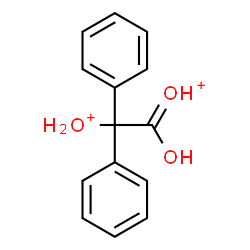 ChemSpider 2D Image | [(2Z)-2-Hydroxy-2-oxonio-1,1-diphenylethyl]oxonium | C14H14O3