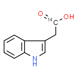 ChemSpider 2D Image | 1H-Indol-3-yl(1-~14~C)acetic acid | C914CH9NO2