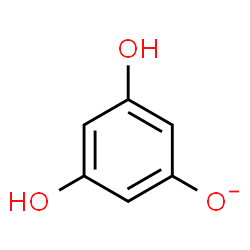 ChemSpider 2D Image | 3,5-Dihydroxyphenolate | C6H5O3