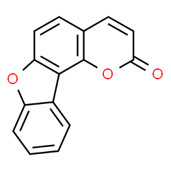 ChemSpider 2D Image | 2H-[1]Benzofuro[2,3-h]chromen-2-one | C15H8O3