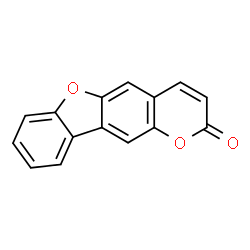 ChemSpider 2D Image | 2H-[1]Benzofuro[2,3-g]chromen-2-one | C15H8O3