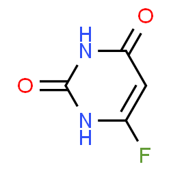 ChemSpider 2D Image | 6-fluorouracil | C4H3FN2O2